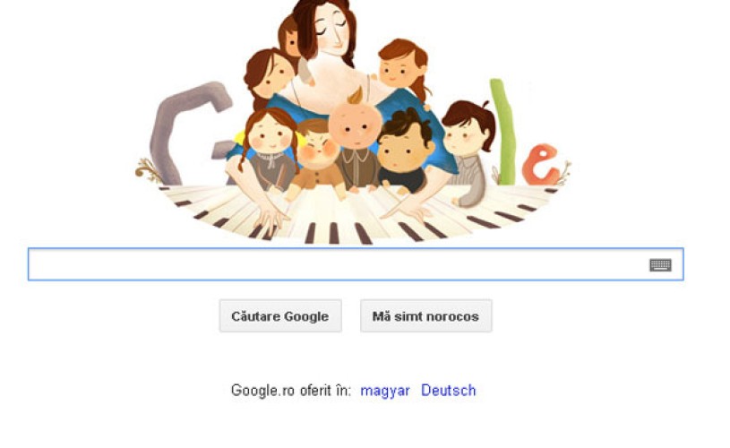 Google şi-a schimbat logo-ul pentru a o omagia pe Clara Schumann