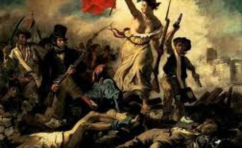 Celebrul tablou al lui Delacroix „Libertatea conducând poporul”, vandalizat de o vizitatoare