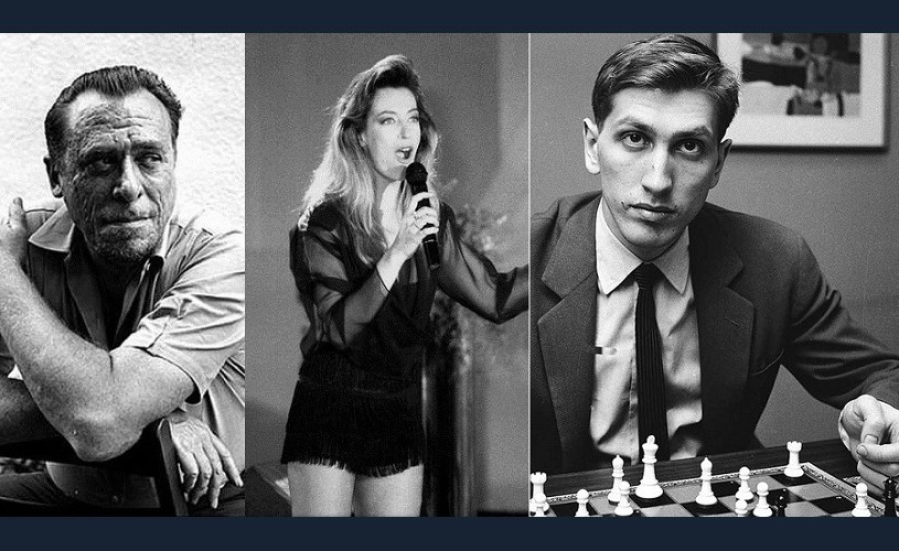 Laura Stoica, Bobby Fischer, Charles Bukowski