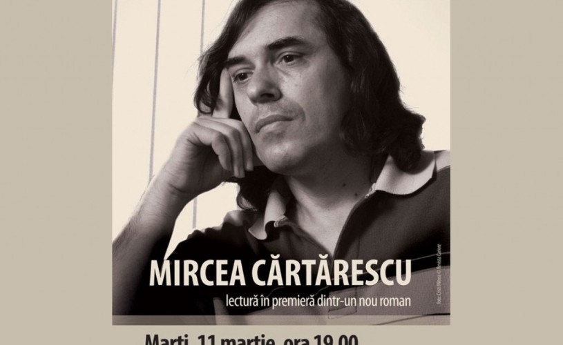 Mircea Cărtărescu – Dacă e marţi, scriitorii îţi citesc la Humanitas, Cişmigiu