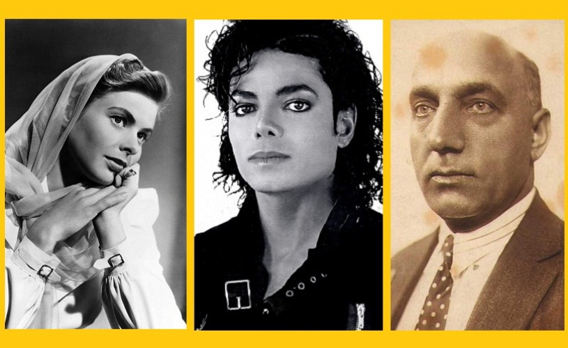 Ingrid Bergman, Michael Jackson şi Constantin Tănase – 29 august