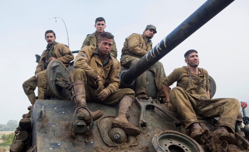 Brad Pitt, în „Furia: Eroi anonimi“, cel mai bun film de război al anului