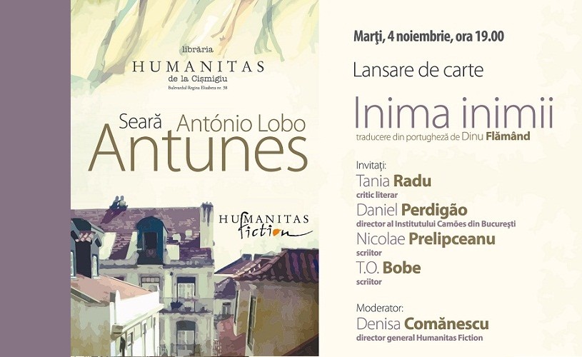 Seară Antonio Lobo Antunes la Humanitas Cişmigiu