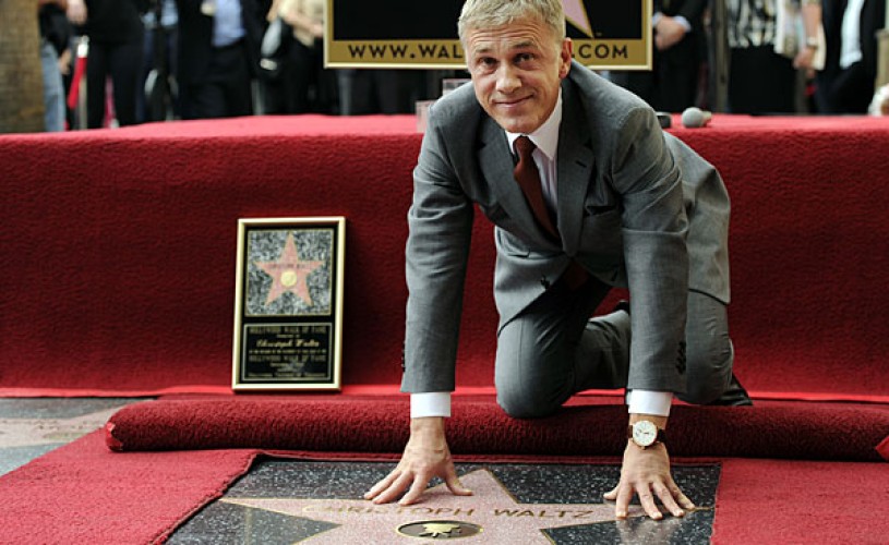 Christoph Waltz, stea pe Walk of Fame, la Hollywood