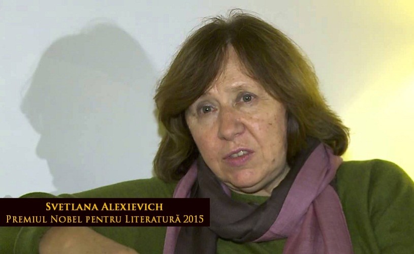 Svetlana Alexievich a câştigat Nobelul pentru Literatură