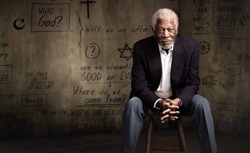 Morgan Freeman spune ”Povestea lui Dumnezeu”, la TVR 1