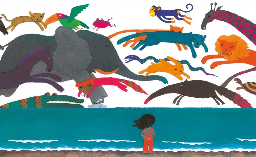“Dincolo de mare”, una dintre cele mai cunoscute cărţi scrise şi ilustrate de Tarō Gomi, în limba română!