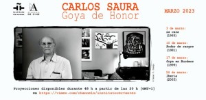 Filme online la Institutul Cervantes: Omagiu lui Carlos Saura, Premiul Goya de Onoare 2023