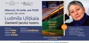 Lansarea volumului de povestiri „Oamenii țarului nostru“ de Ludmila Ulițkaia la Librăria Humanitas de la Cișmigiu