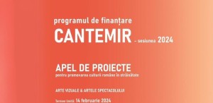 ICR invită operatorii culturali să aplice pentru finanțare în cadrul Programului CANTEMIR 2024