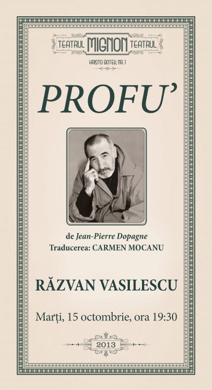 Razvan Vasilescu profu