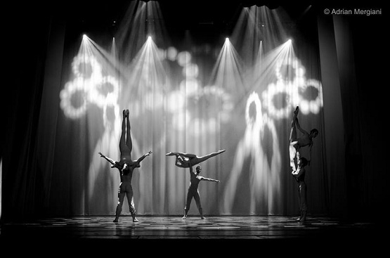 Moment din baletul „Enesciana”, surprins la repetiții de fotograful Adrian Mergiani