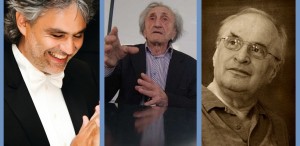 Andrea Bocelli, Dinu Cocea, Augustin Buzura. 22 septembrie