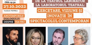 O nouă ediţie a „Anotimpurilor dialogului despre teatru” cu Octavian Saiu la Teatrelli
