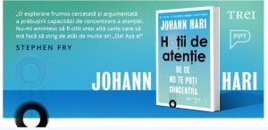 În cartea „Hoții de atenție. De ce nu te poți concentra”, jurnalistul Johann Hari vorbește despre cauzele și soluțiile lipsei de concentrare