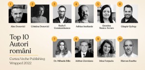 Curtea Veche Publishing anunță topul vânzărilor pentru anul 2022. Gabor Maté, Alex și Cristina Donovici, Gary Chapman sau Robert T. Kiyosak printre autori