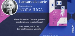 Lansare de carte „Fetița strigă-n pahar”, de Nora Iuga