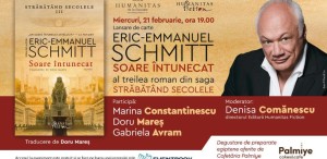 Editura Humanitas Fiction vă invită miercuri, 21 februarie, la lansarea romanului Soare întunecat