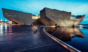 Primele imagini ale interiorului muzeului de design V & A din Dundee, Scoția