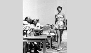 Undeva, cândva… Sophia Loren, în 1950, concurând pentru Miss Italia