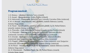Tinere talente în recital la sala mică a Ateneului Român