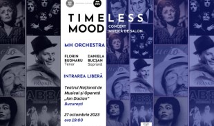 „Timeless Mood”: Magia Orchestrei de Salon la Teatrul Național de Operetă şi Musical „Ion Dacian” pe 27 octombrie de la ora 19.00