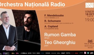 Doi invitați speciali la Sala Radio: dirijorul britanic Rumon Gamba și pianistul Teo Gheorghiu