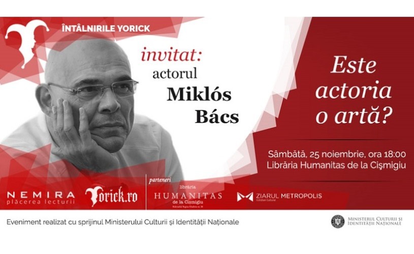 Miklós Bács vine la Întâlnirile Yorick