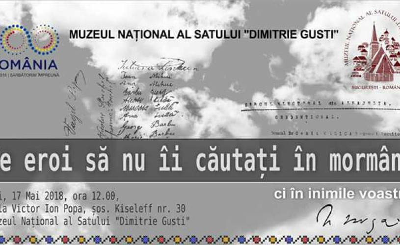 Un documentar pentru memorie și identitate: ”Pe eroi să nu-i căutați în mormânt… ci în inimile noastre”