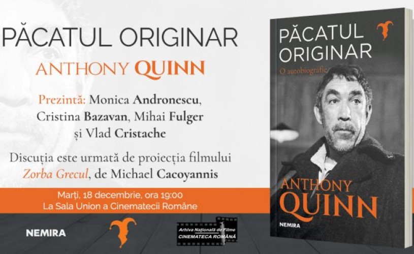 Întalnire cu Anthony Quinn la Cinemateca Română