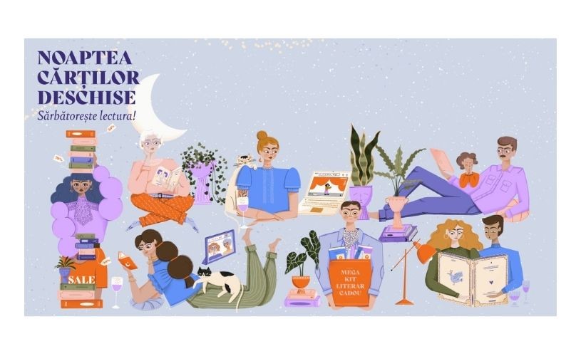 Sărbătorește lectura pe litera.ro, la o nouă ediție Noaptea Cărților Deschise!