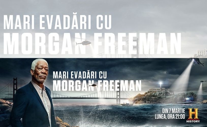 History Channel explorează evadări legendare cu Morgan Freeman
