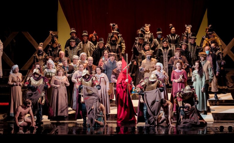 Charles Castronovo alături de Cellia Costea în „Don Carlo” și baletul „Coppelia”, la ONB