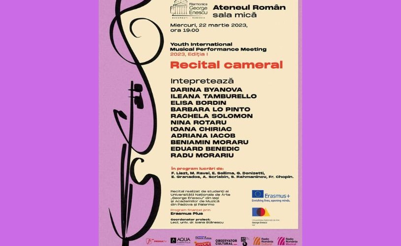 Începe turneul Youth International Musical Performance Meeting