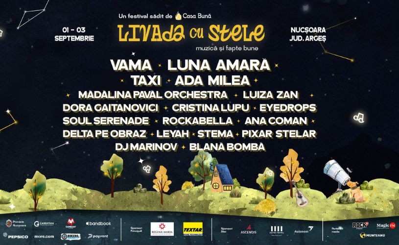Livada cu stele – festival cu muzică și fapte bune sădit de Casa Bună