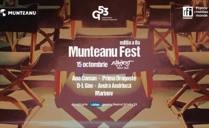 Ediția a 8-a „Munteanu Fest” va avea loc pe 15 octombrie