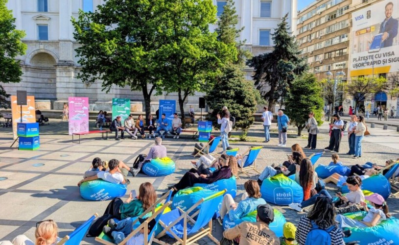 Tur ghidat, dezbatere despre reducerea riscului seismic  și activități pentru public, duminică, la „Străzi Deschise – București, Promenadă urbană”