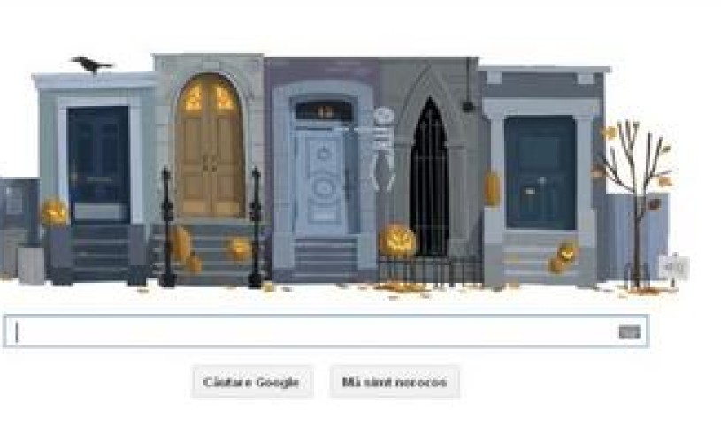 Google sărbătoreşte Halloween. Ce logo a pregătit motorul de căutare?!