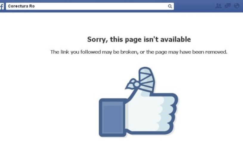 De ce a închis Facebook contul Corectura Ro?