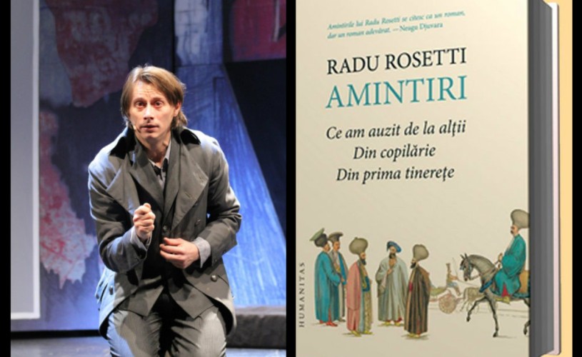 Marius Manole va lectura din romanul lui Radu Rosetti la seara specială de la Librăria Humanitas de la Cişmigiu