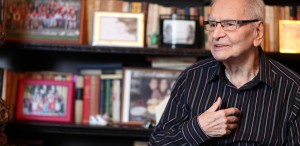 Radu Beligan a înregistrat un mesaj video la Teatrul Metropolis pentru Vunk