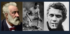 Jules Verne, Houdini, Steve McQueen