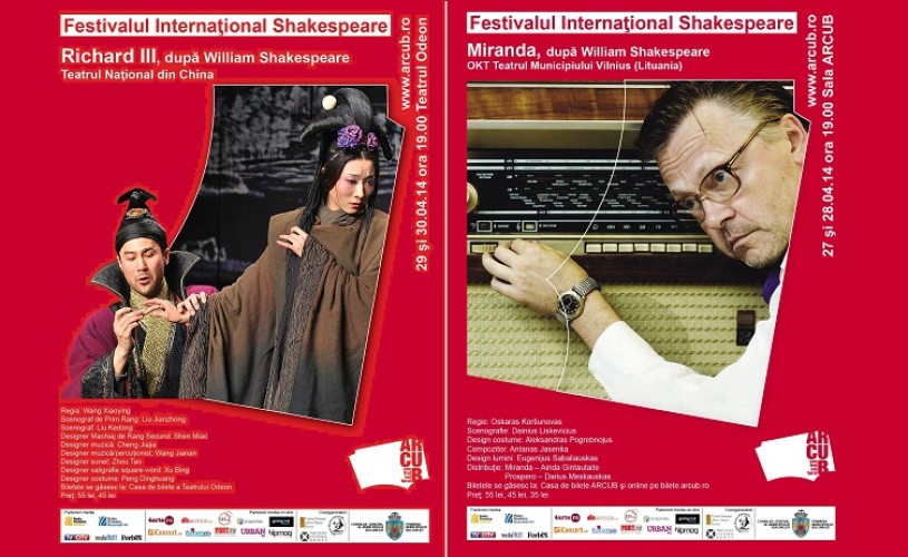 Shakespeare, în variantă chinezească, la Bucureşti