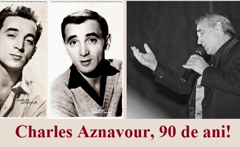 Charles Aznavour a sărbătorit împlinirea vârstei de 90 de ani pe scenă