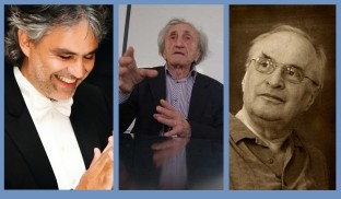 Andrea Bocelli, Dinu Cocea, Augustin Buzura. 22 septembrie