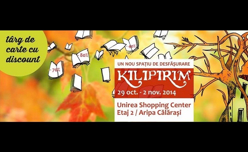 KILIPIRIM, ediţia de toamnă, între 29 octombrie şi 2 noiembrie, la Unirea Shopping Center
