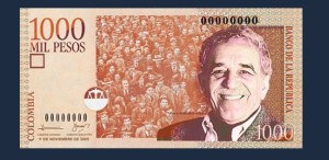 Gabriel Garcia Marquez, pe bancnotele columbienilor