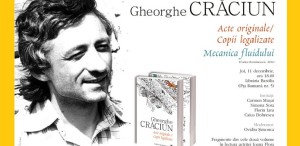 Gheorghe Craciun, seria de autor – lansare la Librăria Bastilia