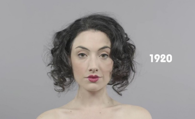 Istoria frumuseţii din 1910 până astăzi, în 60 de secunde