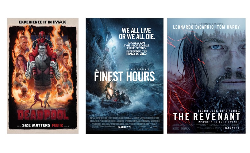 „The Revenant”, „The Finest Hours” & „Deadpool”, la IMAX